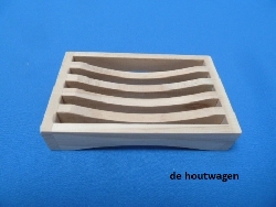 De Houtwagen | houten zeepschaal | diversen blank hout | € 4,95