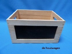 kratje met krijtbord 28 x 20-1