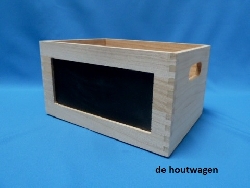 kratje met krijtbord 28 x 20-3