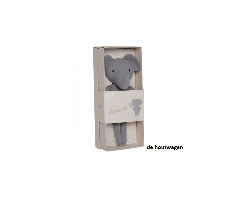 De Houtwagen | cadeauset olifant | baby cadeautjes | € 14,95
