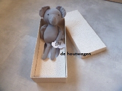 De Houtwagen | cadeauset olifant | baby cadeautjes | € 14,95