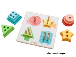 De Houtwagen | stapelspel Howa | stapelen en sorteren | € 24,95