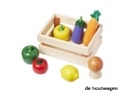 winkelkrat met groenten