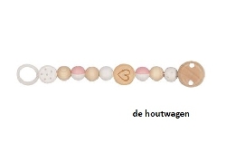fopspeenketting hart soft color
