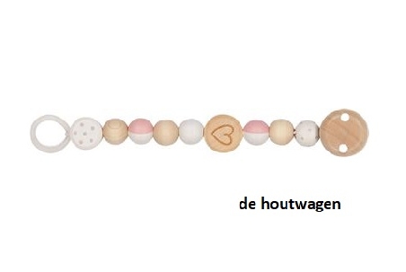 fopspeenketting hart soft color