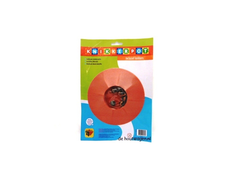De Houtwagen | knikkerpot rood | buiten speelgoed | € 1,95