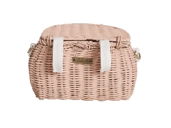 De Houtwagen | rieten tas vintage roze | rieten mandjes voor kinderen | € 39,95
