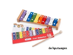metallofoon met muziekboek