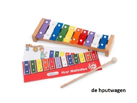 metallofoon met muziekboek