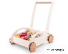De Houtwagen | loopwagen wit met blokken | houten loopwagens | € 59,95 De Houtwagen | loopwagen wit met blokken | houten loopwagens | € 59,95