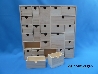 letterkast met 24 verschillende bakjes 40 x 40 x 9
