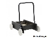 De Houtwagen | loopwagen zwart Micki | houten loopwagens | € 69,95