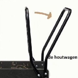 De Houtwagen | loopwagen zwart Micki | houten loopwagens | € 69,95