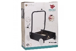 De Houtwagen | loopwagen zwart Micki | houten loopwagens | € 69,95
