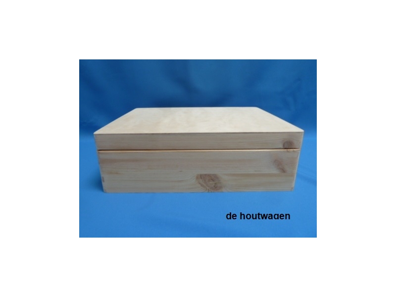De Houtwagen | opbergkist playwood 40 x 30 x 13 | houten opbergkisten | € 23,50