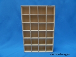 letterbak met 24 vakken 36 x 24 x 5.5
