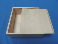 kist met schuifdeksel 22 x 22 x 8.5