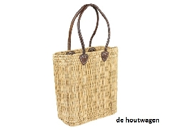 rieten tas hoog large