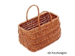 rieten boodschappenmand tasmodel 42 cm.