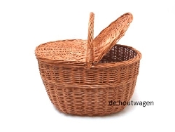 hengselmand met klep 49 cm.