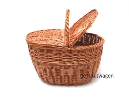 hengselmand met klep 49 cm.