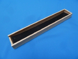kist lang met plexiglas schuifdeksel 43 x 7 x 3-0