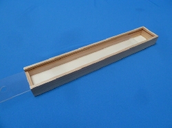 kist lang met plexiglas schuifdeksel 43 x 7 x 3-1