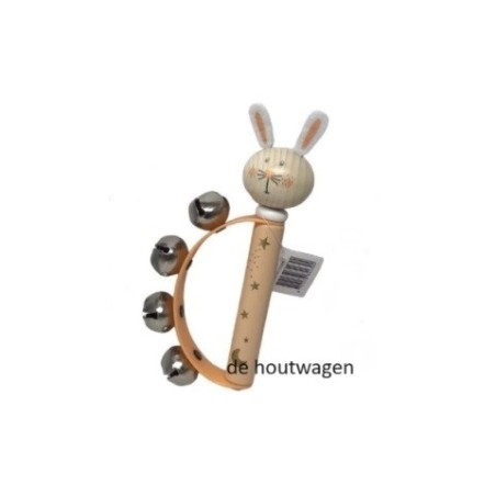 De Houtwagen | handbel konijn | bellen | € 8,95