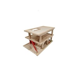 garage blank hout groot