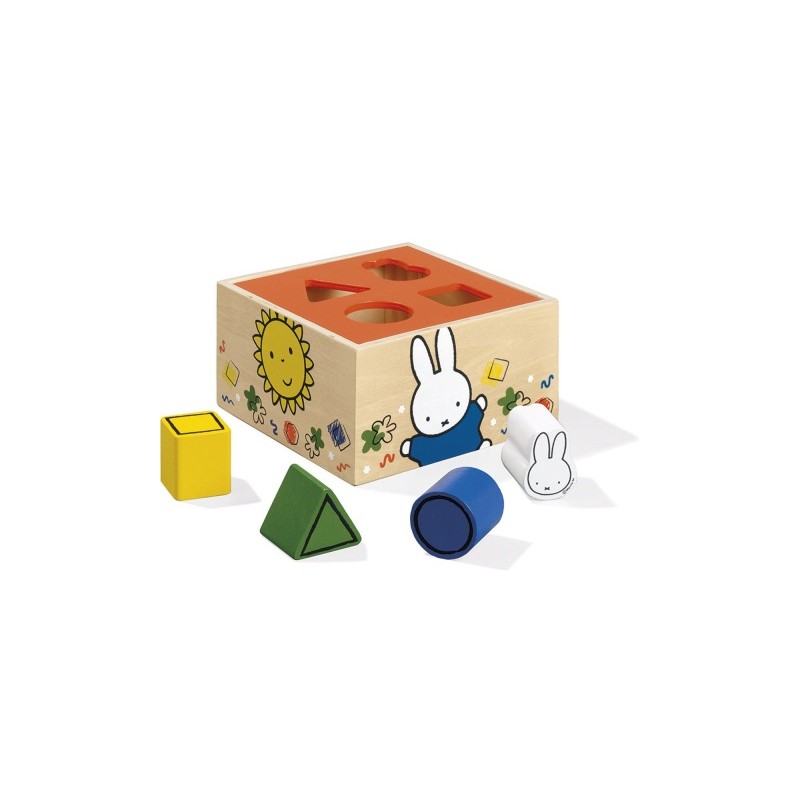 De Houtwagen | Nijntje vormenstoof | stapelen en sorteren | € 17,50