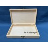 De Houtwagen | penselen kist grenen 27 x 16 x 5 cm. | houten kisten rechthoekig | € 6,25