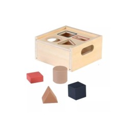 houten vormenstoof met blokjes - Egmont Toys