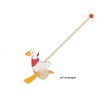 De Houtwagen | duwgans Bertha | stokroller- trekfiguur  | € 27,50