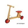 De Houtwagen | Houten Kinderstep met Zitje – 3 Wielen (vanaf 2 jaar) | houten loopfietsen | € 49,95
