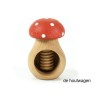 De Houtwagen | Houten Notenkraker Paddenstoel | onbehandeld houten artikelen | € 5,95