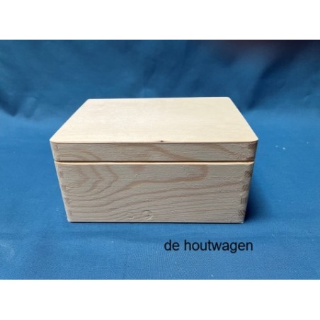 De Houtwagen | opbergkistje 20 x 15 x 10 cm. met deksel | houten opbergkisten | € 12,95