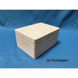 De Houtwagen | opbergkistje 20 x 15 x 10 cm. met deksel | houten opbergkisten | € 12,95
