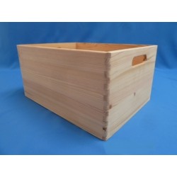 De Houtwagen | houten stapelbare krat 40 x 30 x 22 cm. | houten kratten | € 19,95