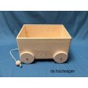 De Houtwagen | krat met houten wielen en koord 40 x 30 x 22 cm. | houten kratten | € 46,50