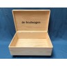 De Houtwagen | opbergkist groot met zwenkwielen 59 x 40 x 22 cm. verrijdbare opberg en speelgoedkist | houten opbergkisten | € 57,50