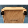 De Houtwagen | opbergkist groot met zwenkwielen 59 x 40 x 22 cm. verrijdbare opberg en speelgoedkist | houten opbergkisten | € 57,50