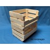 De Houtwagen | houten krat stapelbaar met vulopening 40 x 30 x 22 cm. | houten kratten | € 19,95
