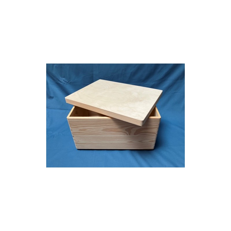 De Houtwagen | opbergkist met een afneembaar deksel 40 x 30 x 22 cm. | houten opbergkisten | € 32,50