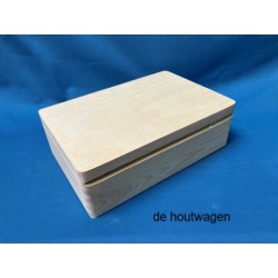 De Houtwagen | opbergkist 30 x 20 x 10 cm. - laag model | houten opbergkisten | € 14,95