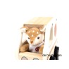 De Houtwagen | Houten ambulance met mini figuur | houten vrachtwagens en machines | € 19,95