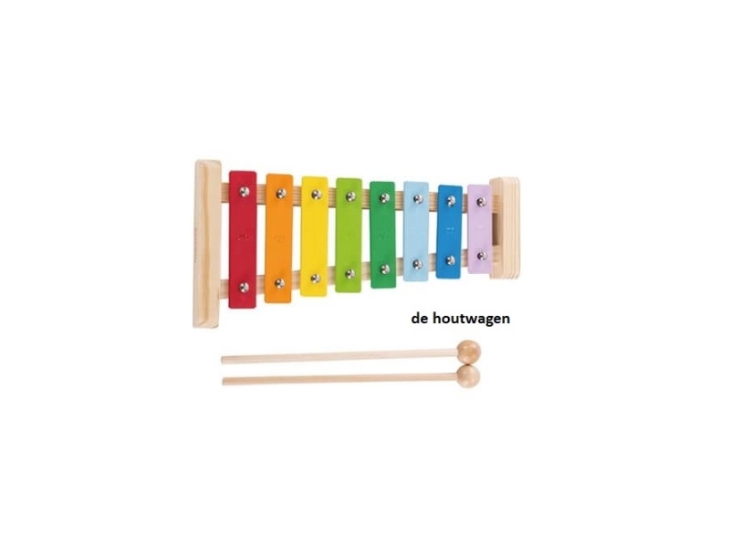 De Houtwagen | metallofoon 8-toons | xylofoon | € 11,50