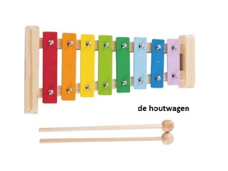 De Houtwagen | metallofoon 8-toons | xylofoon | € 11,50