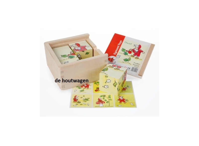 De Houtwagen | blokpuzzel kabouter | houten puzzels | € 6,95 De Houtwagen | blokpuzzel kabouter | houten puzzels | € 6,95