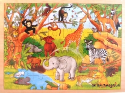 grote puzzel dierentuin