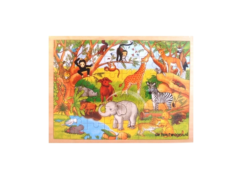 grote puzzel dierentuin